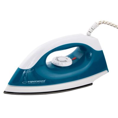 8. Esperanza Smoother EHI001 travel iron (1200W; blue)