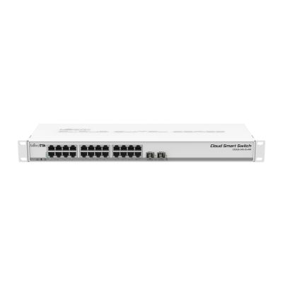 5. Mikrotik CSS326-24G-2S+RM Network Links Managed Gigabit Ethernet (10/100/1000) PoE Support 1U White