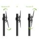 8. TECHLY MOBILE TV STAND LED/LCD 30-65 INCHES 60KG 1