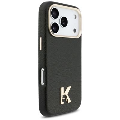 4. Karl Lagerfeld Karl Head Logo MagSafe Case for iPhone 17 Pro - Black