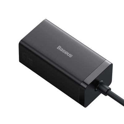 5. Baseus fast charger GaN5 Pro HUB HDMI 2 x USB-C / USB-A / HDMI 4K 30Hz 1.5m black + USB-C cable - USB-C 100W 40Gb/s (USB4) 1m (CCGP110201)
