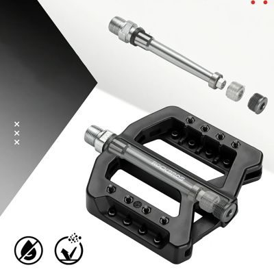 4. Rockbros RK01 Nylon Bicycle Pedals - Black