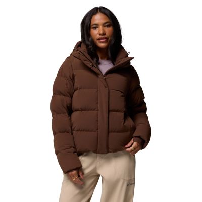 Columbia Amaze Puff Hooded Jacket 2133714256 Brown L