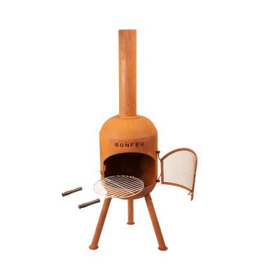 12. Bonfeu Bonsolo garden fireplace rusty 3401R