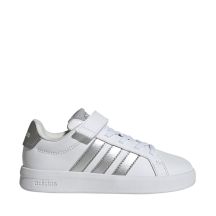 Adidas Grand Court 3.0 Kids' Shoes White and Silver JP9368