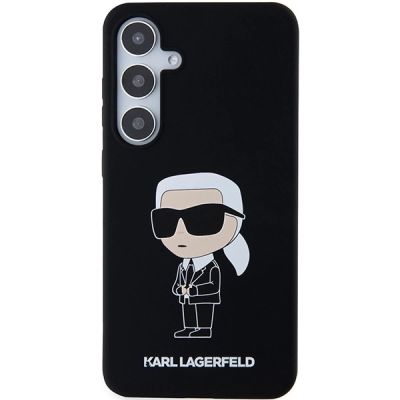 3. Karl Lagerfeld Silicone Ikonik case for Samsung Galaxy S24 - black