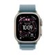 2. Apple Watch Ultra 3 (2025) 5G 49mm Natural Titanium Case with Alpine S Loop - Light Blue