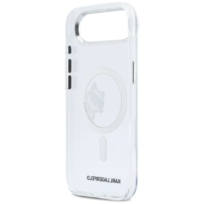 7. Karl Lagerfeld IML Peekaboo MagSafe Case for iPhone Air - Clear