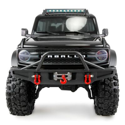 5. Amewi AMXRock Caballo Crawler 4WD 1:10 ARTR Remote Control Car, Black Metallic