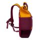 5. Rivacase 5321 15.6" 25L Laptop Backpack Burgundy-Yellow
