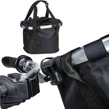 BICYCLE BASKET 31x23x24CM FOR THE FRONT, CLICK, WITH DUNLOP HANDLES