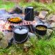 8. Esschert Design FF215 Camping Kitchen Utensil Set Black