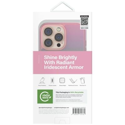 5. Uniq Iridescia Magclick Charging Case for iPhone 16 Pro Max - Pink