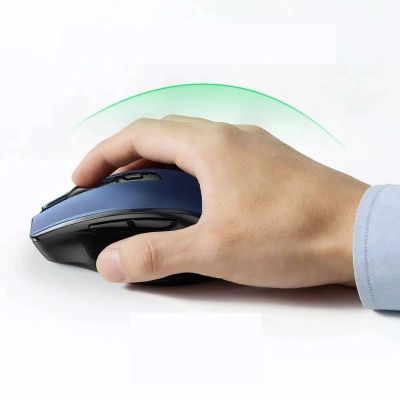 5. Ugreen MU006 Wireless Optical Mouse USB 2.4GHz / Bluetooth 5.0 4000 DPI - Blue