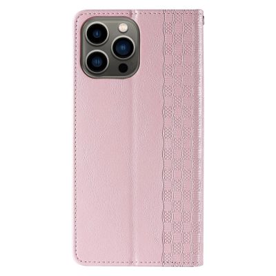 6. Magnet Strap Case for Samsung Galaxy S23+ Flip Wallet Mini Lanyard Stand Pink