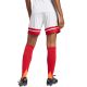 3. adidas Squadra 25 women's shorts white and red JJ0020
