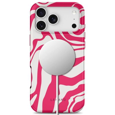 4. Tech-Protect Lamano MagSafe Case for iPhone 18 Pro Max / 17 Pro Max - White and Pink