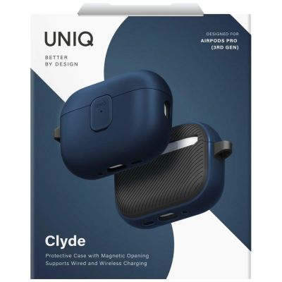 6. Uniq Clyde Case for AirPods Pro 3rd Gen - Blue/Gray