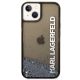 3. Karl Lagerfeld Liquid Glitter Elong case for iPhone 14 Plus - black