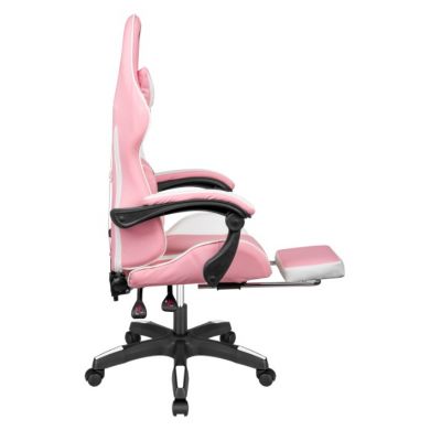 5. Kruger&Matz GX-150 White-Pink Gaming Chair