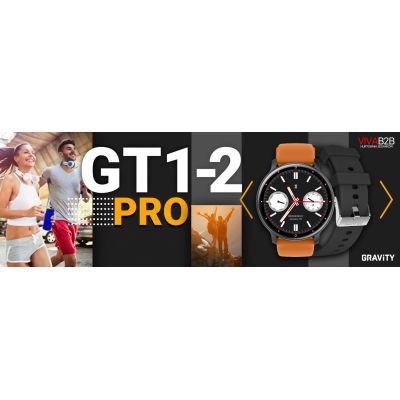 6. Gravity GT1-2 PRO Smartwatch
