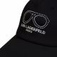 6. Karl Lagerfeld Paris Cap with Strapback Glasses Black - L5WH7946 blk