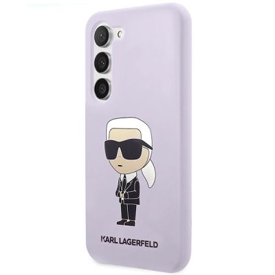 2. Karl Lagerfeld KLHCS23MSNIKBCU S23+ S916 hardcase purple/purple Silicone Ikonik
