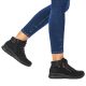 48. Rieker W RKR567 Waterproof Insulated Leather Ankle Boots