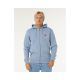 RIP CURL Wettie Passage Icon Zip Thru Men's Sweatshirt Blue