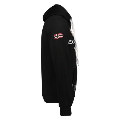 2. Men’s sweatshirt Geographical Norway GOPTAINE MEN 100 EO BS2 (WT1885H/GN-BLACK)