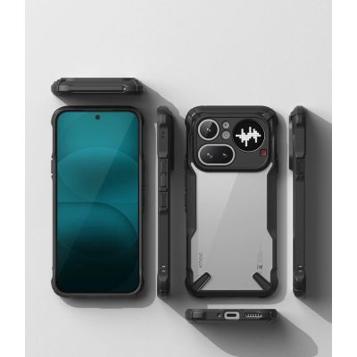 5. Ringke Fusion X case for Nothing Phone 4A Pro - transparent and black