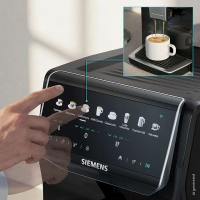 5. Siemens EQ500 iAroma TP553E07 15bar espresso machine | Piano black