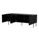 2. 3D TV cabinet PALAZZO BIS 151x40x60 black matt