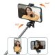 16. Selfie stick WHS1Y telescopic tripod 1m with phone holder - black
