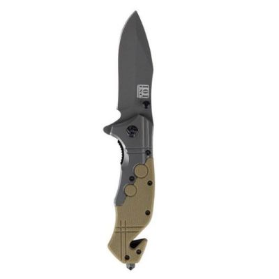 4. Commander Rescue 101 INC Knife Black/Tan