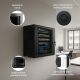 12. Extralink 4U 600x600 Black Wall-Mounted Rack Cabinet