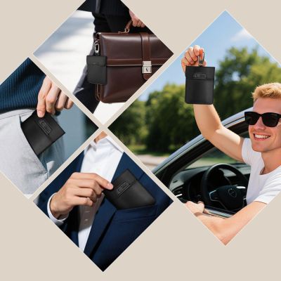 9. Tech-Protect KLR400 Anti-Theft Car Key Case - Black