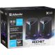 9. DEFENDER ROCKET 2.0 SPEAKERS 6W LED USB BLACK 65094