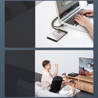 14. Ugreen adapter HDD SSD 2.5'' SATA III 3.0 - USB Type C 3.2 Gen 1 (SuperSpeed ​​USB 5 Gbps) black (70610 CM321)