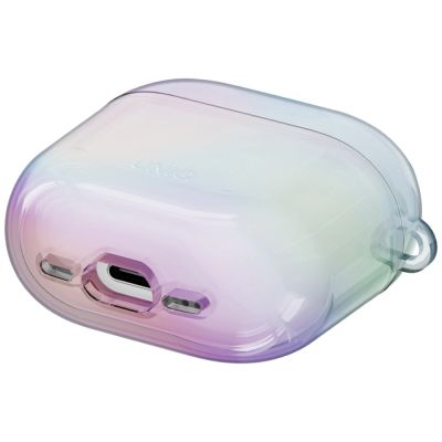 3. Uniq Iridescia case for AirPods 4 Hang Case - holo white