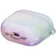 3. Uniq Iridescia case for AirPods 4 Hang Case - holo white