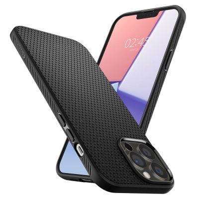16. Spigen Liquid Air iPhone 13 Pro Case - Matte Black
