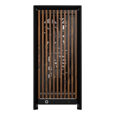 2. Corsair FRAME 5000D WOOD RS Midi Tower Black, Walnut
