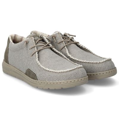 5. Men's lace-up loafers, gray, Rieker 08600-63