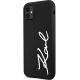 2. Karl Lagerfeld KLHCN61SKSVGK iPhone 11 / Xr 6.1" black/black hardcase Silicone Signature