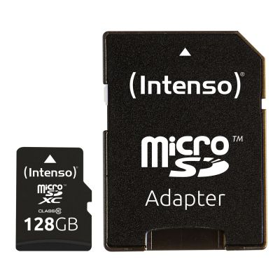 3. Intenso 3413491 128GB MicroSDXC Class 10 Flash Memory