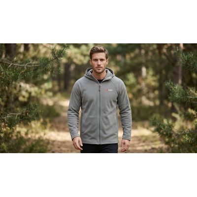 4. Geographical Norway TUGOOD DARK GREY DB MEN 233 Men’s Fleece Jacket (WZ3331H/GN-DARK GREY)