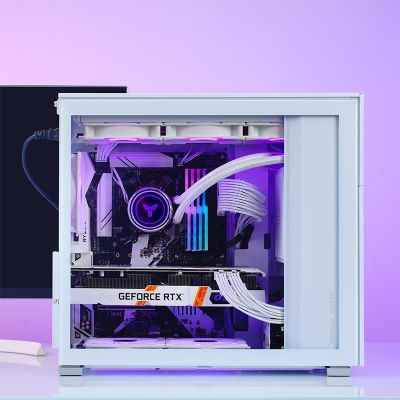 28. Jonsbo D41 Screen ATX Case, Tempered Glass - Black