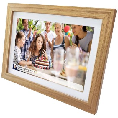 3. Denver photo frame with FRAMEO 10.1" 16GB light wood