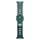 4. 3mk Silicone Watch Strap for Apple Watch 42 / 44 / 45 / 49 mm - green